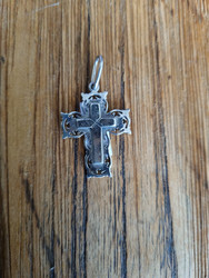 Nine50 Ornate Handmade 950 Silver Crucifix