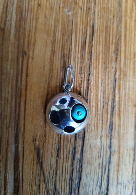 Nine50 Silver and Turquoise Pendant