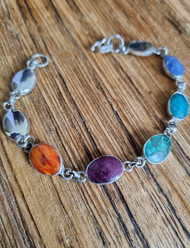 Nine50 Handmade Silver & Stone Bracelet