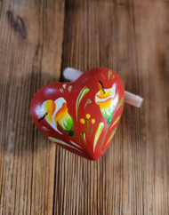 Nine50 Fair Trade Ceramic Heart Ornament Peru
