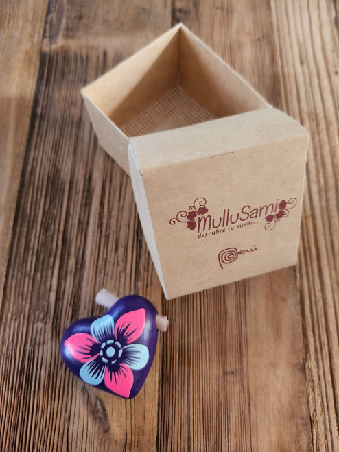 Nine50 Fair Trade Ceramic Heart Ornament Peru