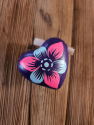 Nine50 Fair Trade Ceramic Heart Ornament Peru