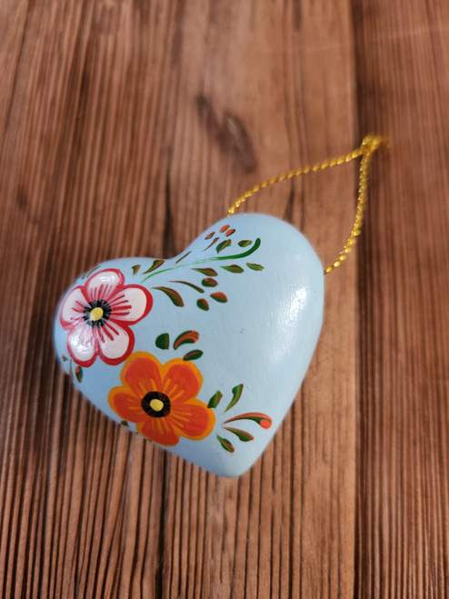 Nine50 Fair Trade Ceramic Heart Ornament Peru