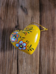 Nine50 Fair Trade Ceramic Heart Ornament Peru