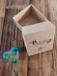 Nine50 Fair Trade Ceramic Heart Ornament Peru