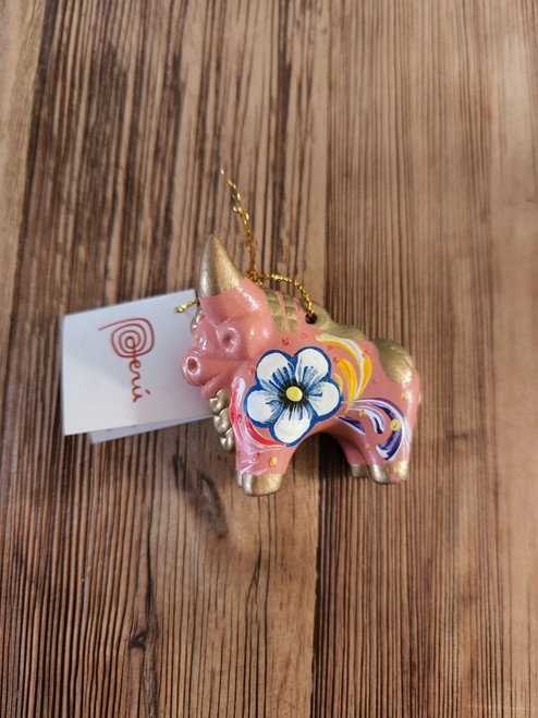 Nine50 Fair Trade Ceramic Torito Ornament Peru