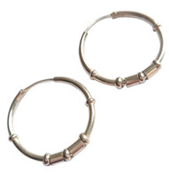 Nine50 Peruvian Silver Hoop Earrings