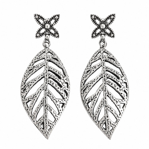 Handmade 950 silver filigree leaf drop earrings from Peru / Nine50

Search Keywords