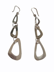 Nine50 Silver Drop Earrings