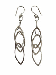 Nine50 Silver Drop Earrings