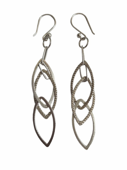 Nine50 Silver Drop Earrings
