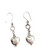 Nine50 Silver Heart Drop Earrings