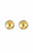 Two-Tone 18k Gold Round Silver Stud Earrings | Nine50 Jewellery