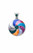Handmade Silver Colourful Spiral Inlay Pendant