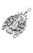 Nine50 Silver 950 Large Angel Pendant
