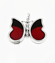 Large Butterfly Pendant ~ Red