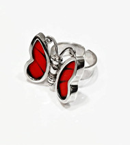 Nine50 Silver Butterfly Ring