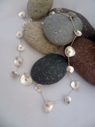 New! Round Flower Statement Necklace