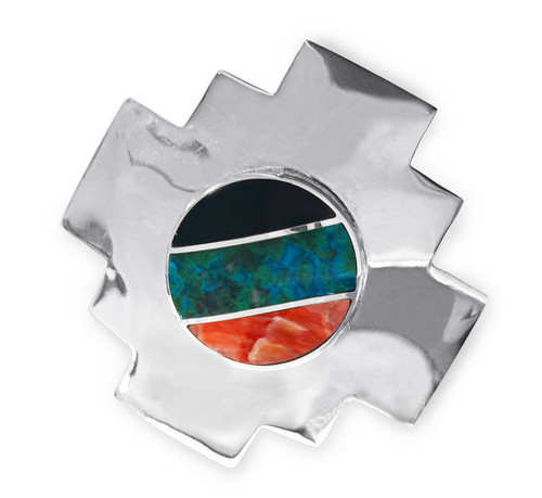 Nine50 Silver Inca Cross Pendant