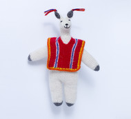 Llama with poncho