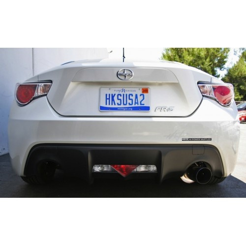 HKS Hi-Power Racing Single exit exhaust for FR-S / BRZ, 75mm main pipe
