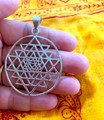 Silver Shri Yantras Pendant 