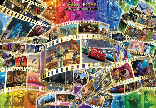 Tenyo Japan Jigsaw Puzzle D-1000-473 Disney/Pixar Animation History (1000 Pieces)