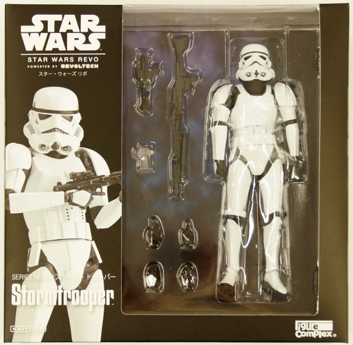 Kaiyodo Star Wars Revo (Revoltech) Series No. 002 Stormtrooper Figure