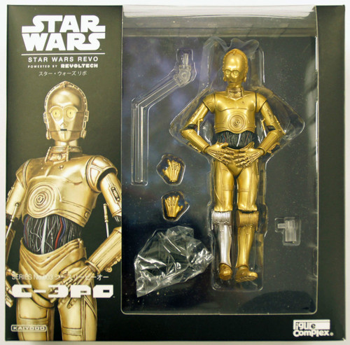 Kaiyodo Star Wars Revo (Revoltech) Series No. 003 C-3PO (C3PO) Figure