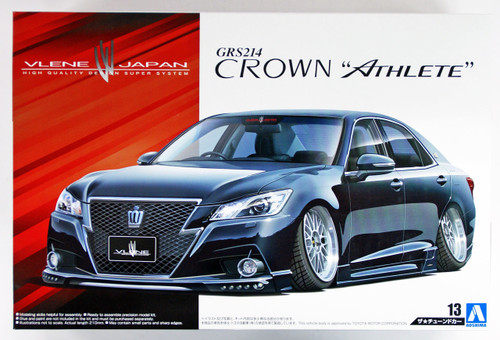 Aoshima 08560 Vlene GRS214 Crown Athlete G '12 (TOYOTA) 1/24 scale kit
