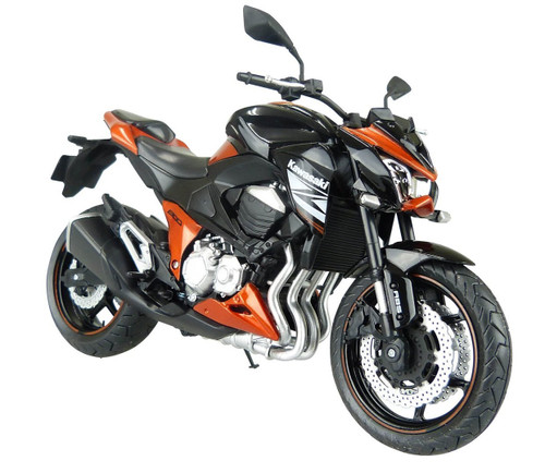 Aoshima Skynet 85653 Kawasaki Z800 Orange 1/12 Scale Model