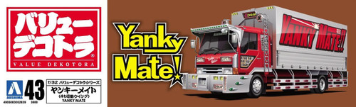 Aoshima 52839 Japanese Decoration Truck Yanky Mate 1/32 Scale kit