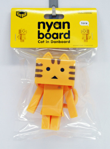 Kaiyodo Soft Vinyl Toy Box STB006B Nyanboard Tora Figure