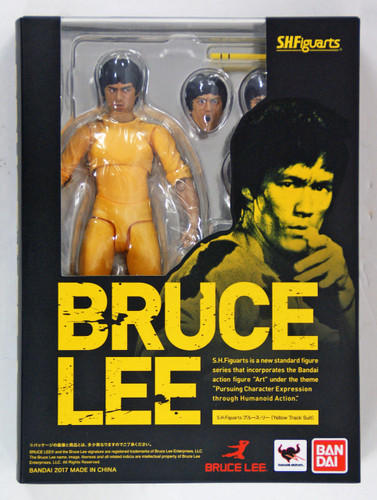 Bandai S.H. Figuarts Bruce Lee Yellow Track Suit Figure
