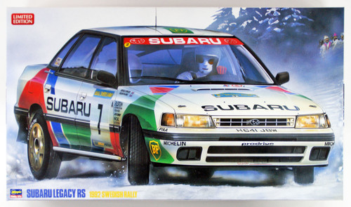 Hasegawa 20290 Subaru Legacy RS 1992 Swedish Rally 1/24 scale kit