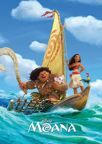 Tenyo Japan Jigsaw Puzzle D-108-801 Disney Moana (108 Pieces)