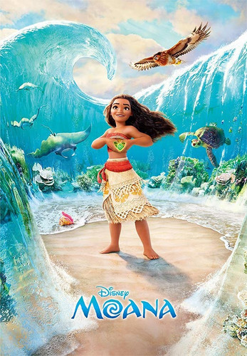 Tenyo Japan Jigsaw Puzzle D-1000-475 Disney Moana (1000 Pieces)