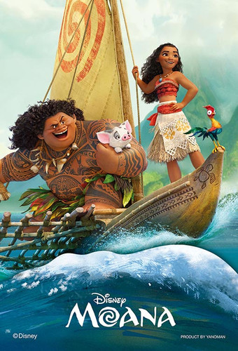 Yanoman Prism Art Jigsaw Petit Puzzle 97-150 Disney Moana (70 Pieces)