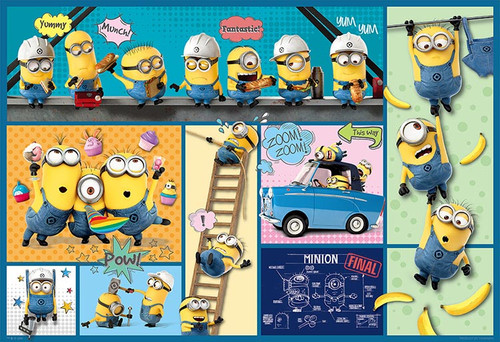 Yanoman Jigsaw Puzzle 03-853 Minions Comic Art (300 Pieces)