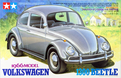 Tamiya 24136 Volkswagen 1300 Beetle 1966 Model 1/24 Scale Kit