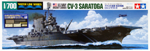Tamiya 25179 US Carrier CV-3 Saratoga with Detail Up Parts 1/700 Scale Kit