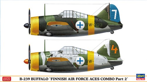 Hasegawa 02229 B-239 Buffalo Finnish Air Force Aces Combo Part 2 1/72 scale kit