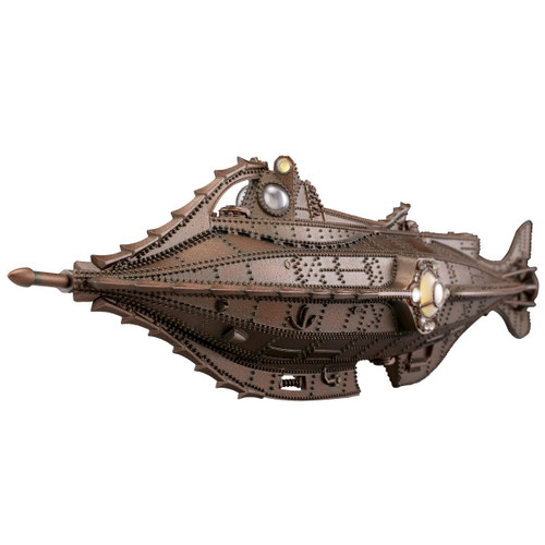 Kaiyodo Movie Revo Series No.007 Nautilus Desktop & Mini Vignette Revoltech Figure Set (20000 Leagues under the Sea)