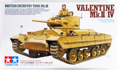 Tamiya 35352 British Infantry Tank Valentine Mk.II/IV 1/35 scale kit