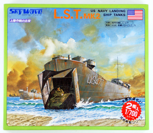 Pit-Road Skywave SW-04 U.S. Navy Landing Ship Tanks L.S.T MK2 1/700 scale kit
