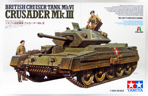 Tamiya 37025 British Cruiser Tank Mk.VI Crusader Mk.III 1/35 scale