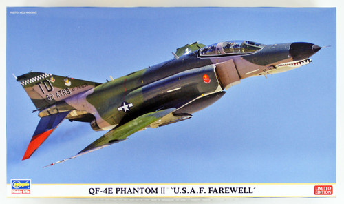 Hasegawa 02238 QF-4E Phantom II "U.S.A.F. Farewell" 1/72 scale kit