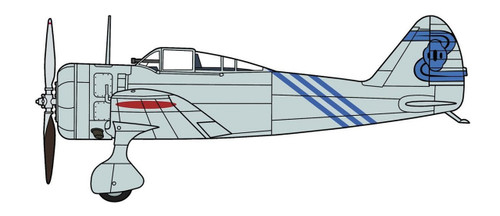 Hasegawa 07451 Nakajima Ki27 Type 97 Fighter (Nate) "4th Flight Regiment" 1/48