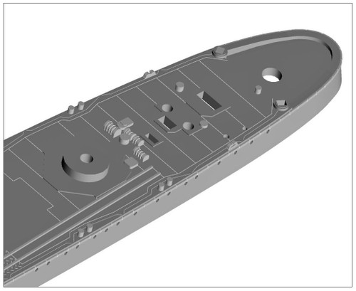 Hasegawa Waterline 461 Japanese Destroyer Yugumo 1/700 scale kit