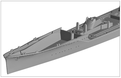 Hasegawa Waterline 461 Japanese Destroyer Yugumo 1/700 scale kit